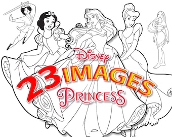 Download Disney Coloring Page Etsy