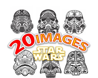 Download Star Wars Mandala Etsy