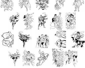 Download Aquaman Coloring Etsy