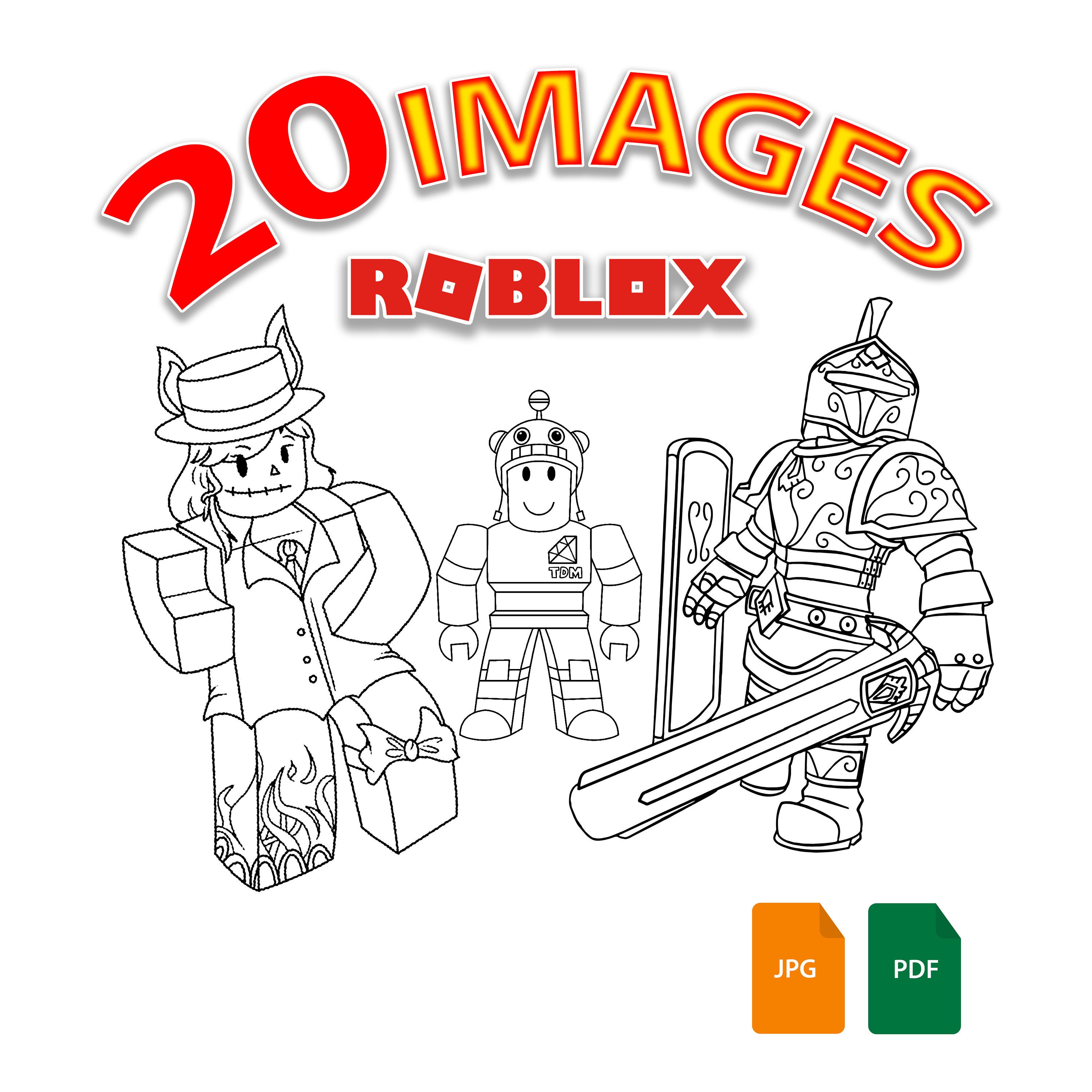 Free Printable Roblox Coloring Pages For Kids