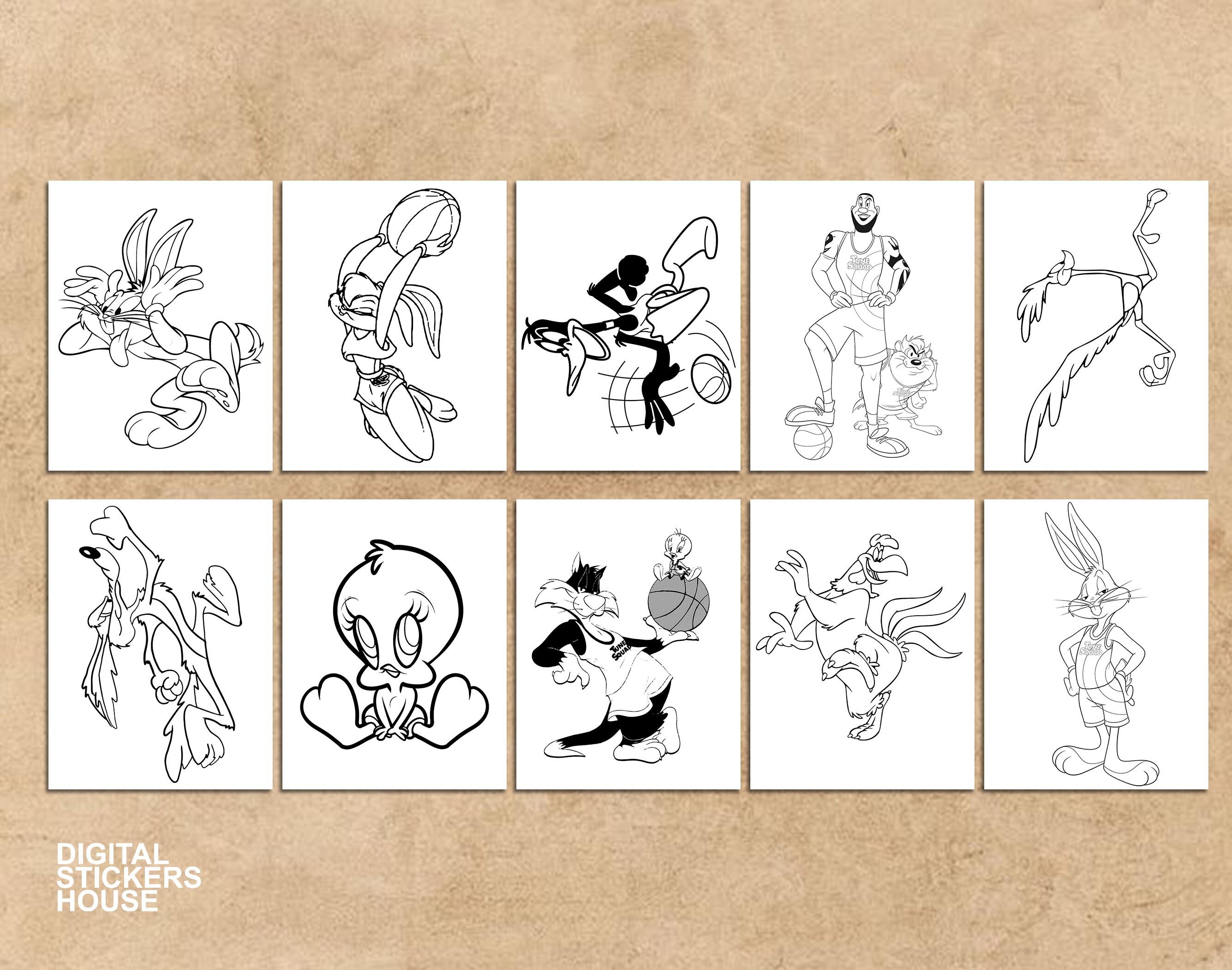 SPACE JAM 2 nuevo legado Printable Tune Squad Coloring ...