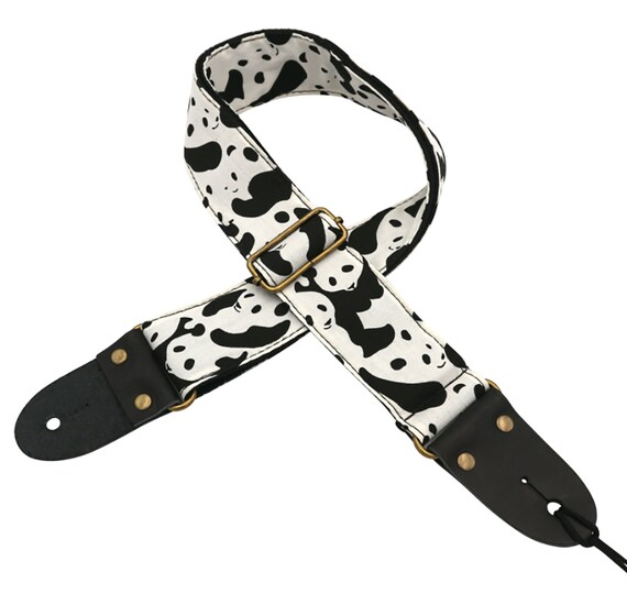 Panda Guitar Straps Cute Guitar Straps Gifts From My Etsy
