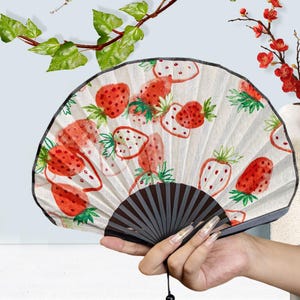 Mini abanico de mano con forma de concha: abanico plegable portátil de medio círculo para danza, pasarela, cosplay o espectáculos de verano. Abanico ligero para escenarios.