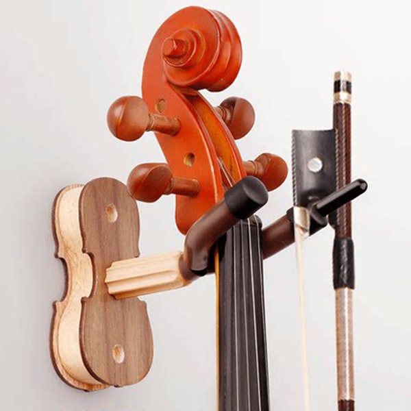 Violin Hook, Guitar Stand, Bass Hanger, Wall Mount Bracket, Wall Mount Ukulele Hook, Musical Instrument Display Stand,valentine's Day Gift