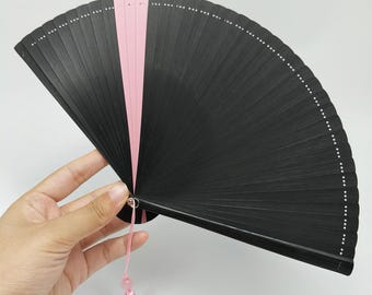 Minimalism Bamboo Ribs Fan, Folding Fan Handheld Fan, Mini Hand Fan, Beautiful Hand Fan, Party Favor Fans, Clothing Accessory, Perfect Gifts