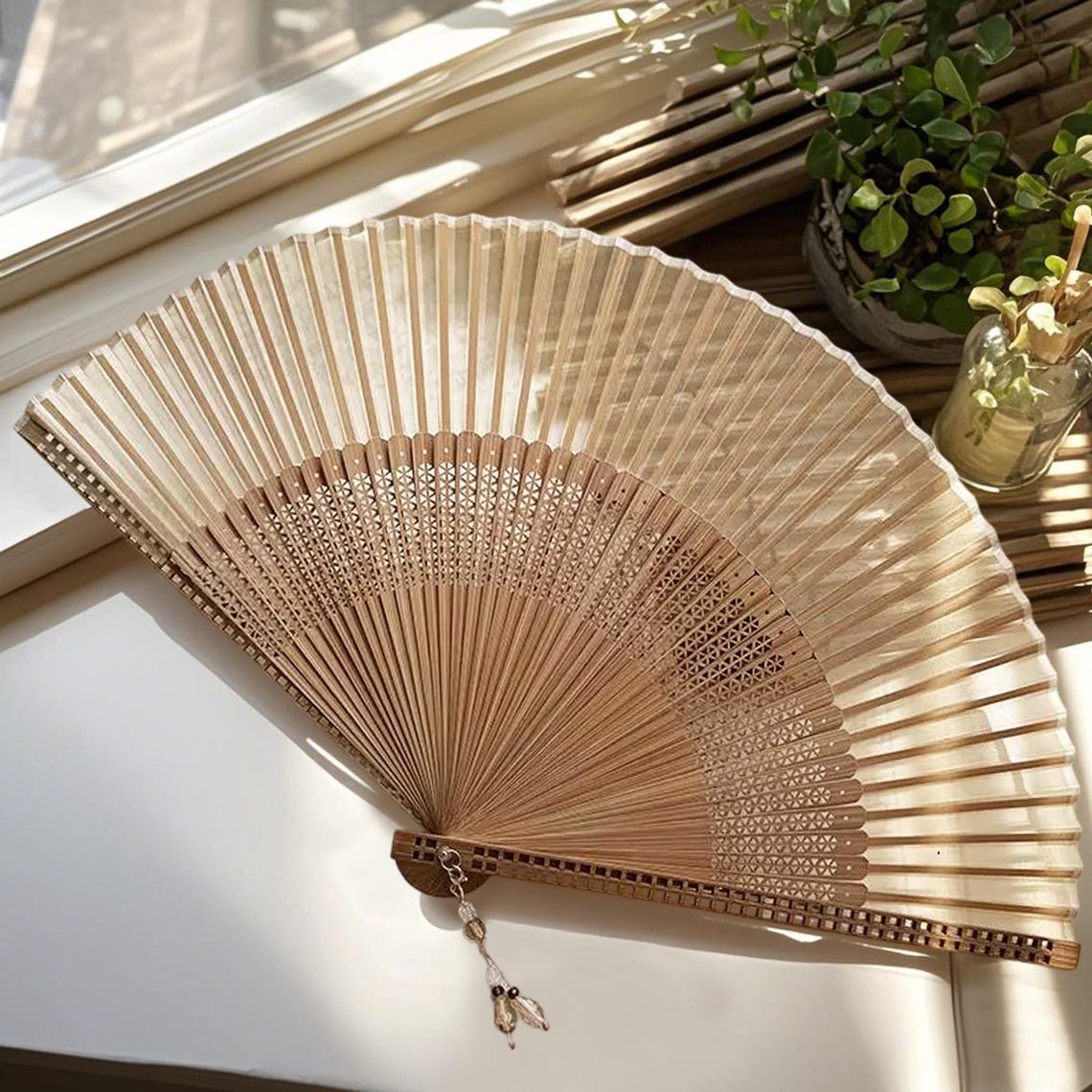 Portable Folding Fans, Wedding Hand Fan, Summer Prom Fan, Party Favors ...