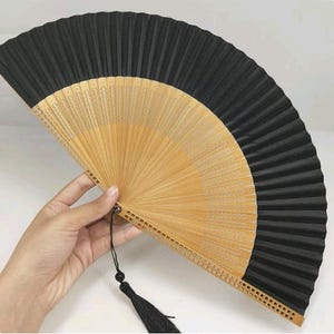 Abanico personalizado, recuerdo de boda, abanicos portátiles, accesorios Hanfu, abanicos hechos a mano, abanico chino para decoración del hogar, abanico plegable para cosplay, regalo