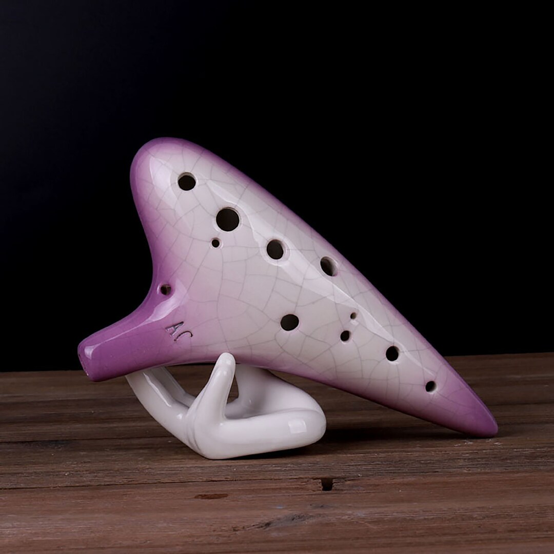 Purple Gradual Ocarina, Alto C Tune 12 Hole Ocarina, Music Party