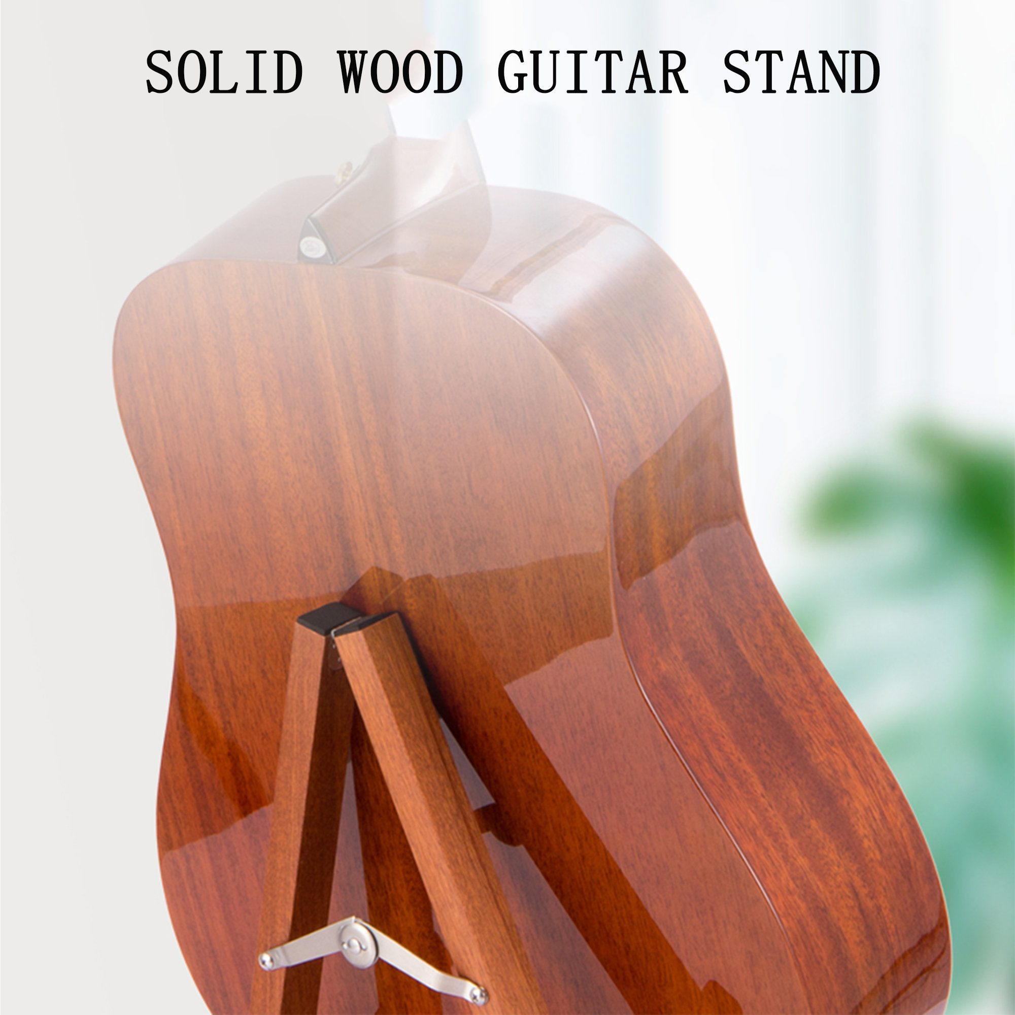 Acoustic Wood Guitar Floor Stand