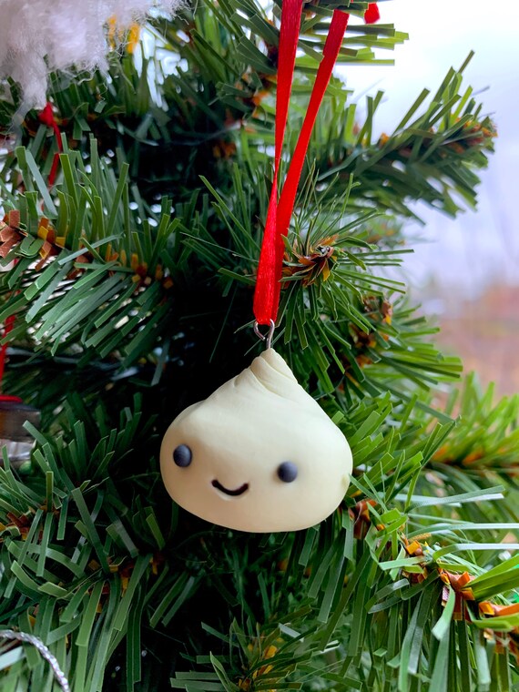 Dumpling Christmas Ornament Kawaii dumpling Ornament Cute | Etsy