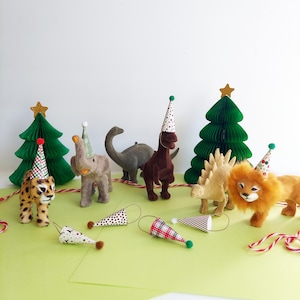 Animal Party Hats, Christmas Theme, Mini Party Hats, Party Hats,