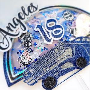Lowrider, Oldies Shaker Cake Topper/ Mexican Culture Shaker Cake Topper
