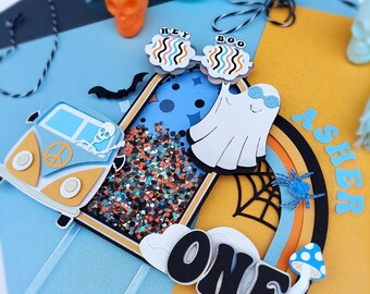 One Groovy Cake Topper, Groovy Cake Topper, Halloween Cake Topper, Boy Halloween Cake Topper