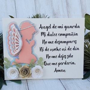 Angel Guarda,Angel de mi Guarda,Oracion Niñas,Oraciones para Niños,Oraciones,Regalos Espirituales,Guardian Angel in Spanish,Spanish Prayers
