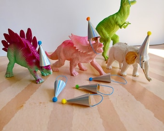 Animal Party Hats, Mini Party Hats, Dinosaur Party Hats