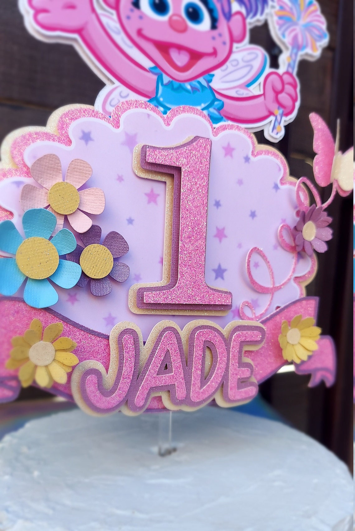 Abby Cake Topper Etsy