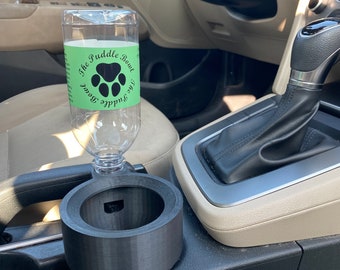 The Puddle Bowl - The Dog & Cat Water Bowl for Your Cars Cup Holder!