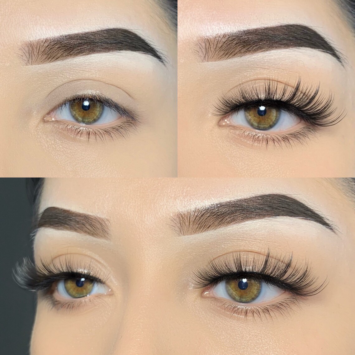 6D silk Eyelashes vegan silk eyelashes eyelashes natural Etsy