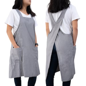 Pinafore Apron, Unisex Apron, Smock, Apron Dress, Japanese Apron, Minimal Apron