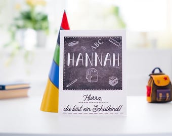 Zur Einschulung! Personalisiert!