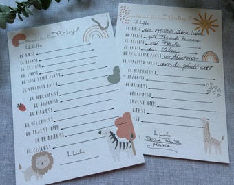 Desejos futuros para o bebê - download digital (PDF)