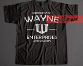 Wayne Enterprises Unisex Tee, Property of Bruce Wayne Tshirts, Superheroes Tv Series, Crime Drama Action Thriller, University T-shirts