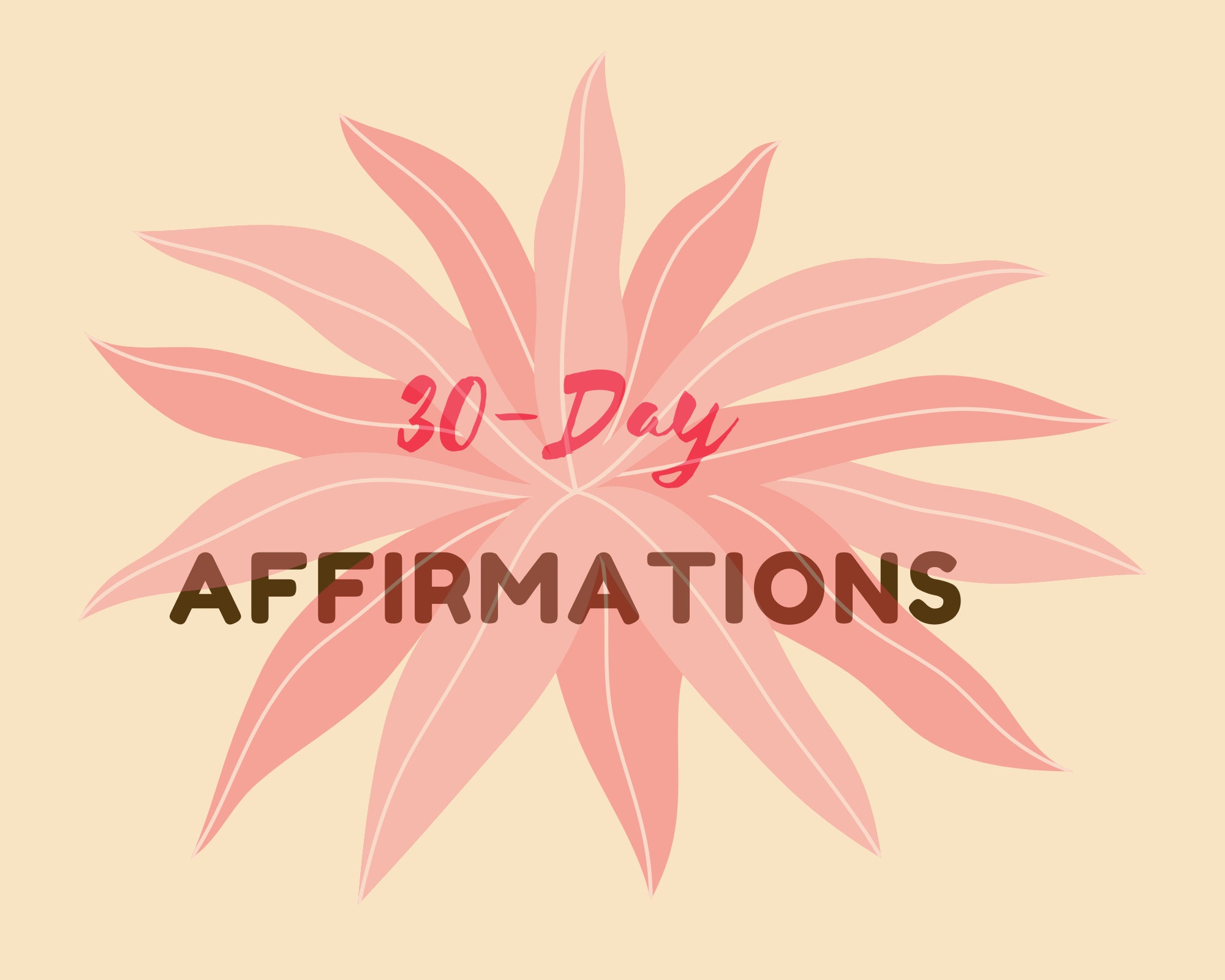 30 Day Affirmations Etsy