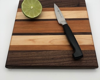 Bar Cutting Board, Handmade Wood Gift, Wooden Cutting Board, Engagement Gift, Shower Gift, Housewarming Gift, MADE IN USA