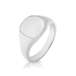 Mens Sterling Silver Signet Ring