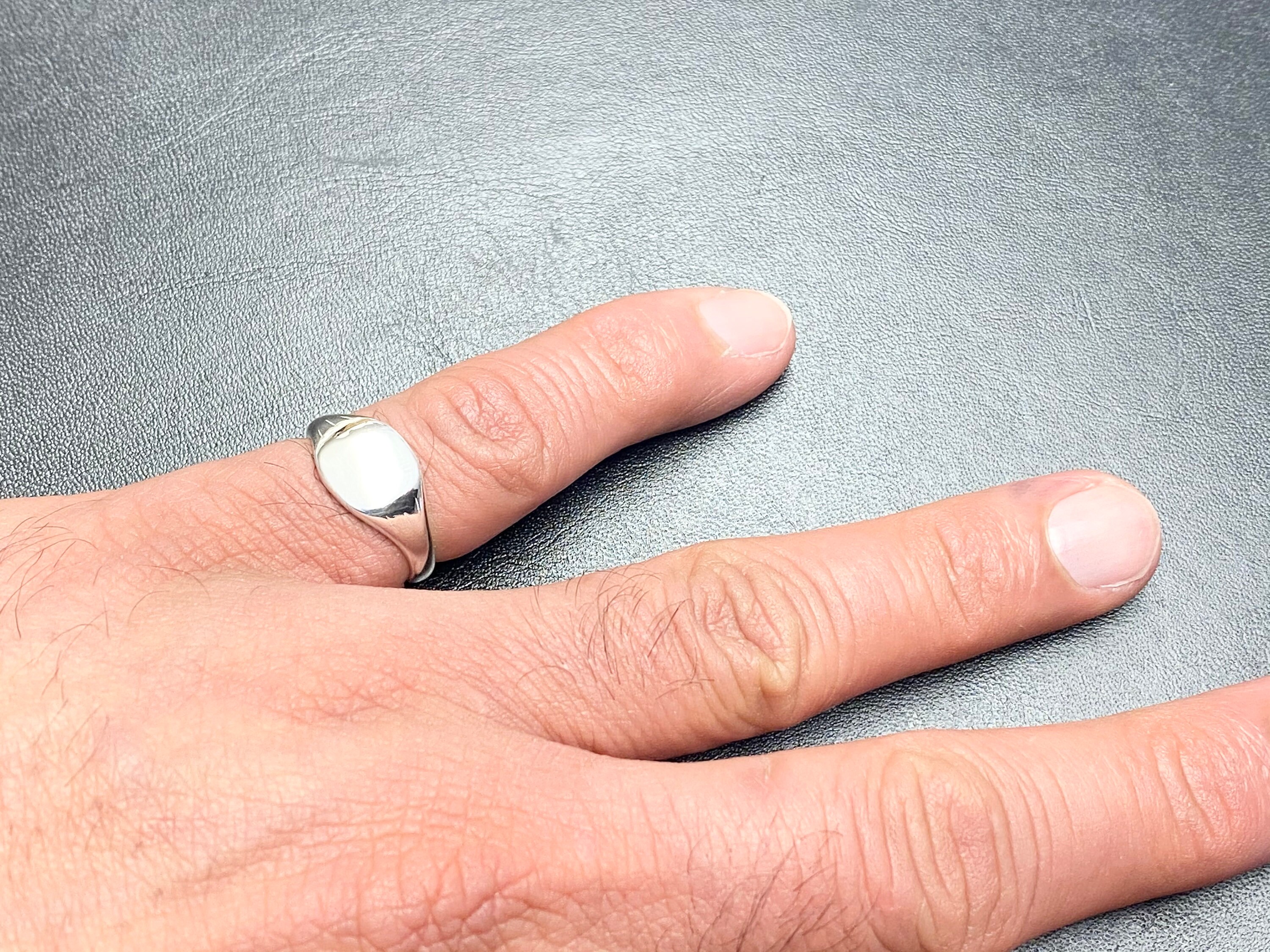 Sterling Silver Signet Ring - Etsy
