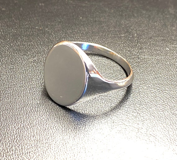 OX JEWELRY Silver Curve Signet Ring 17号 OX JEWELRY Silver Curve Signet Ring 17号 メンズ