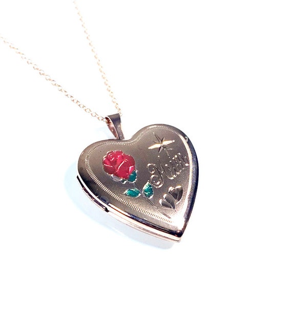 Personalised Children's Sterling Silver and Cubic Zirconia Heart Locket  Necklace - ForYou.ie