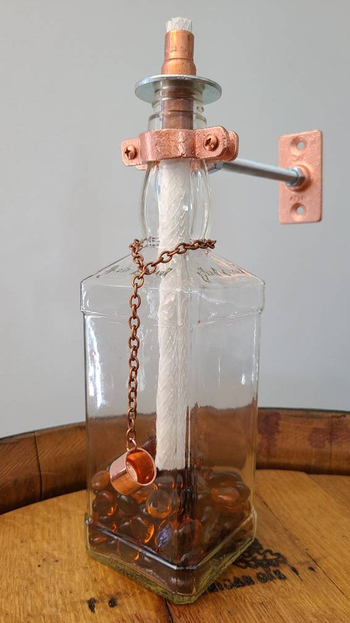 Liquor Bottle Tiki Torch Kit. Wine bottle whisky bottle Etsy