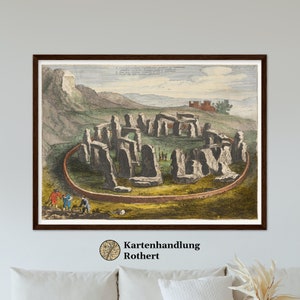 Historical view of Stonehenge