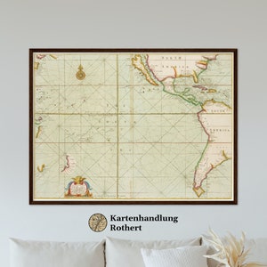 Historical map of Oceania around 1705