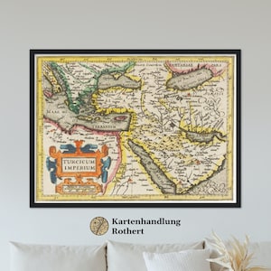 Historical map of Ottoman Empire around 1609