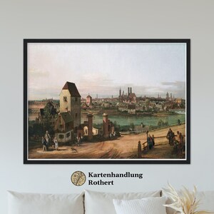 Historical view of Munich around 1761