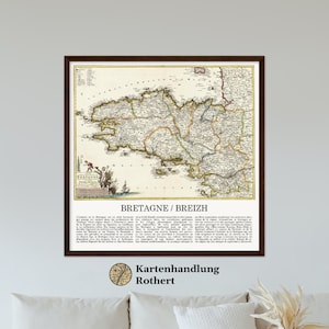 Kunstdruck historische Bretagne