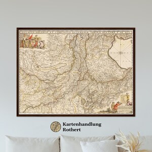 Historical map of Geldern around 1635