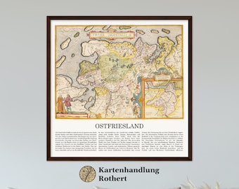 Art print historical East Frisia