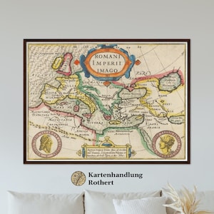 Mappa storica dell'Impero Romano intorno al 1609