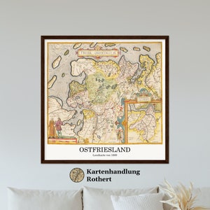 Wandbild Historisches Ostfriesland