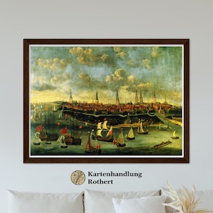 Historische Ansicht Hamburg um 1680