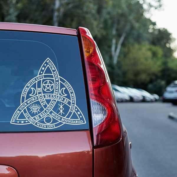Triskele Celtic Symbol Vinyl Decal – Choose Size & Color – Oracal, Waterproof, Made In USA