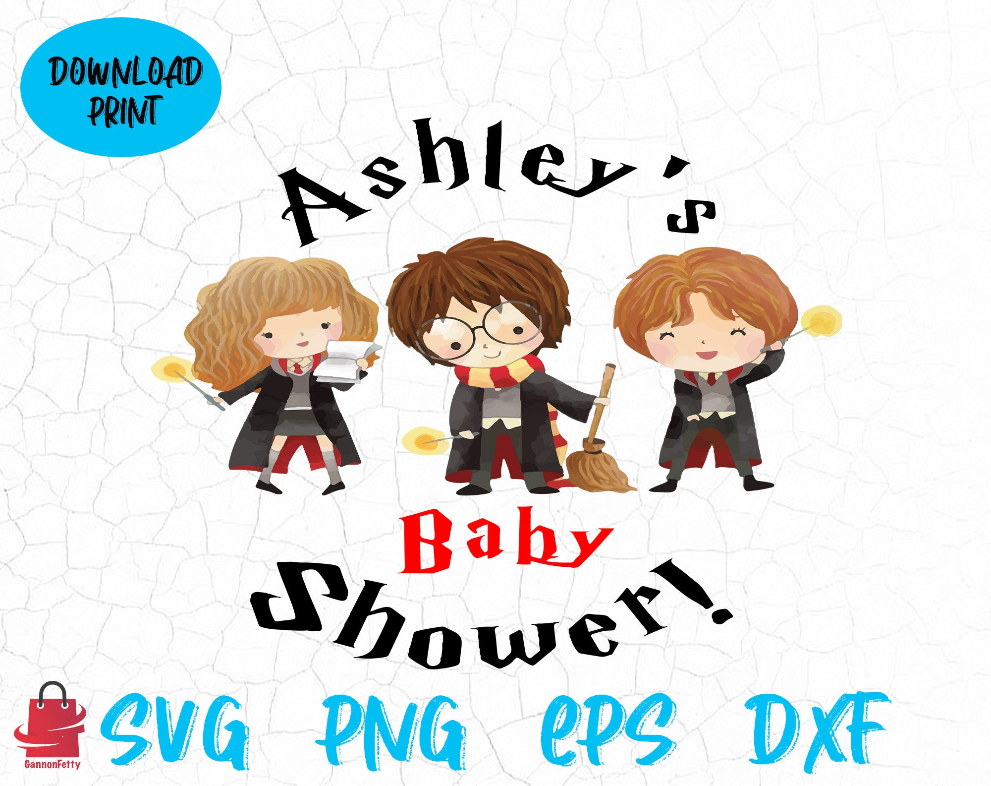 Download Ashley's baby Shower SVG Harry Potter SVG Harry Potter | Etsy
