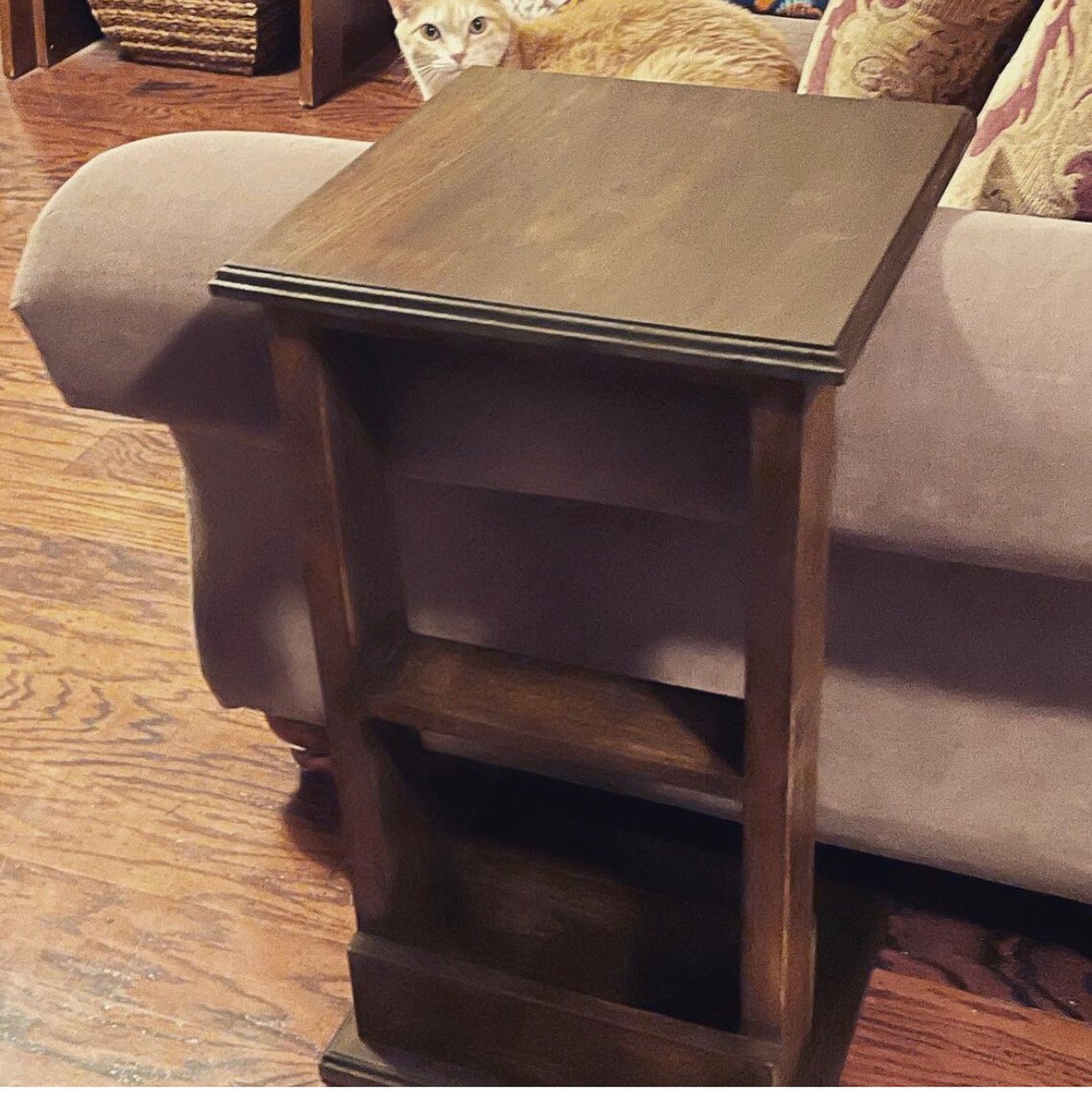 Build Plan PDF Sofa Arm Table DIY Sofa Arm Table Carpentry Etsy