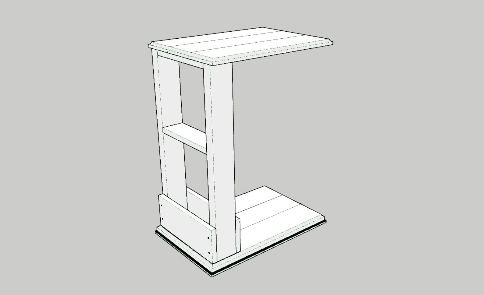Build Plan PDF Sofa Arm Table DIY Sofa Arm Table Carpentry Etsy