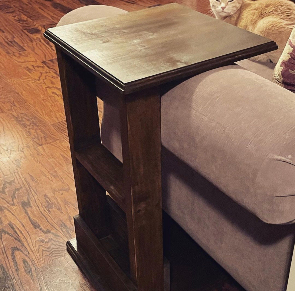 Build Plan PDF Sofa Arm Table DIY Sofa Arm Table Carpentry Etsy