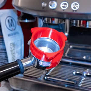Embudo de dosificación Portafilter 54mm para máquinas de café espresso Breville o Sage Barista Pro, Express, Touch