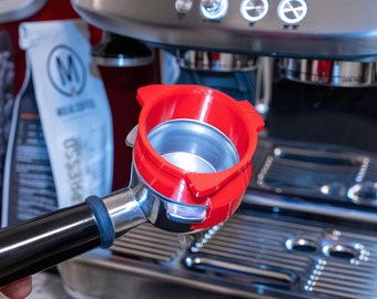 Embudo de dosificación Portafilter 54mm para máquinas de café espresso Breville o Sage Barista Pro, Express, Touch